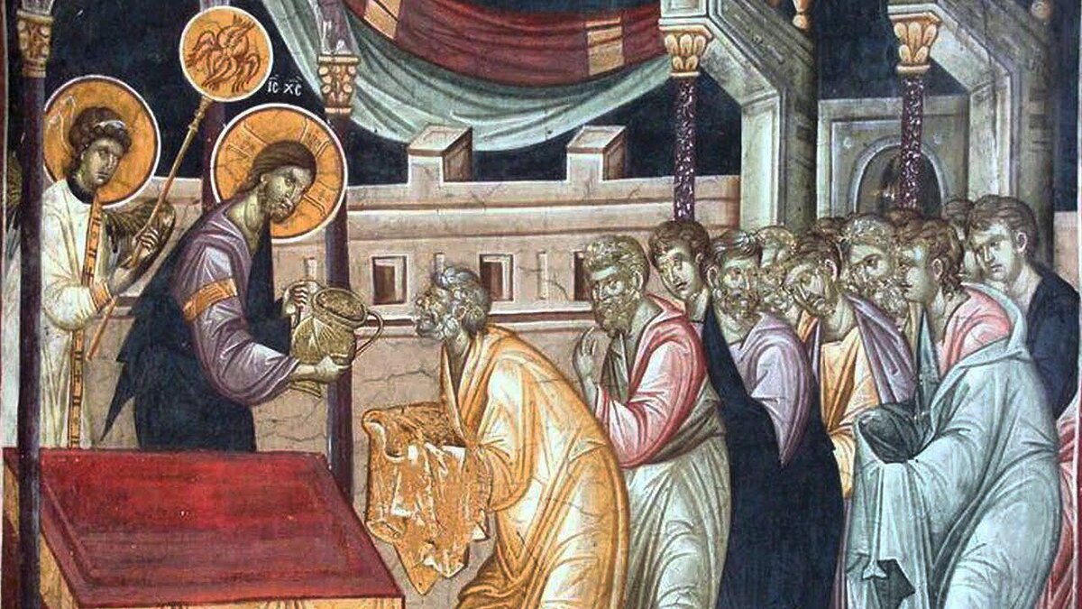 Фреска с изображением Тайной Вечери