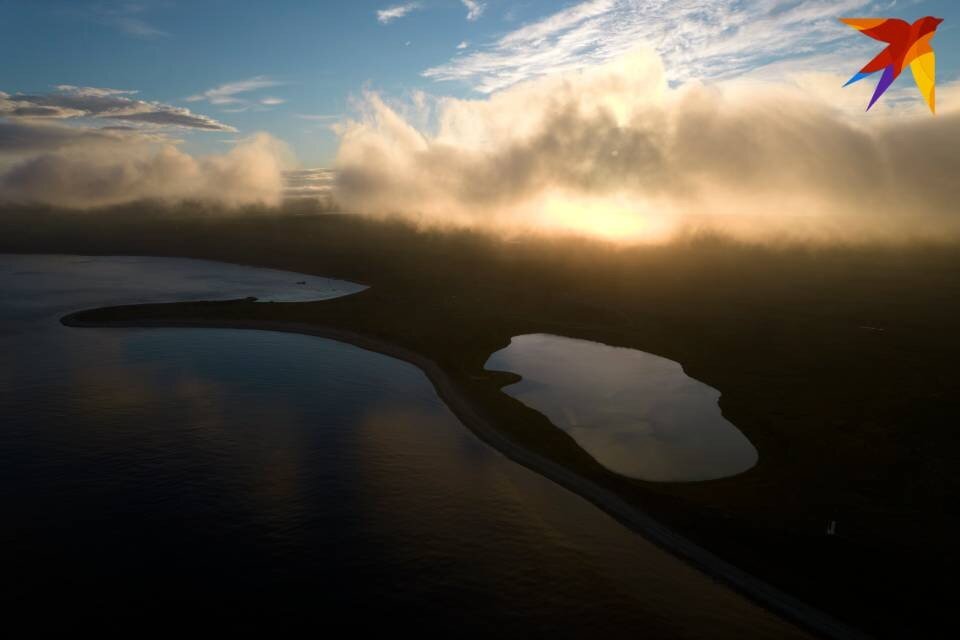     Судно село на мель у острова Кильдин. Иван МАКЕЕВ