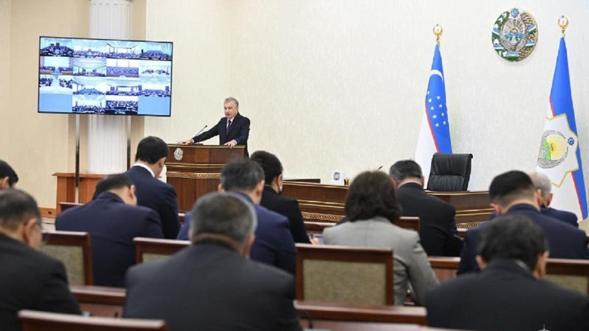    Шавкат Мирзиеев на заседании:t.me/Press_Secretary_Uz