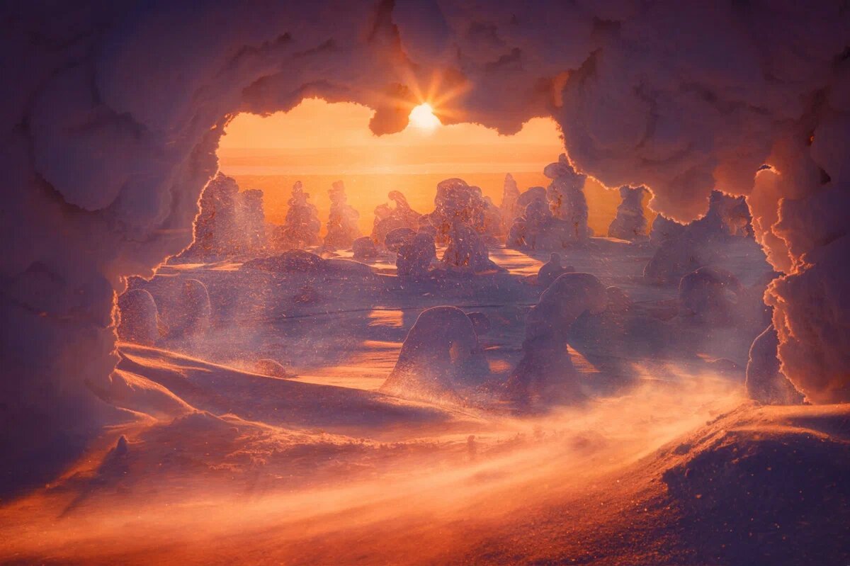 Roberto Pavic (Хорватия) «Зимняя буря». ТОП 101. Источник: internationallandscapephotographer.com