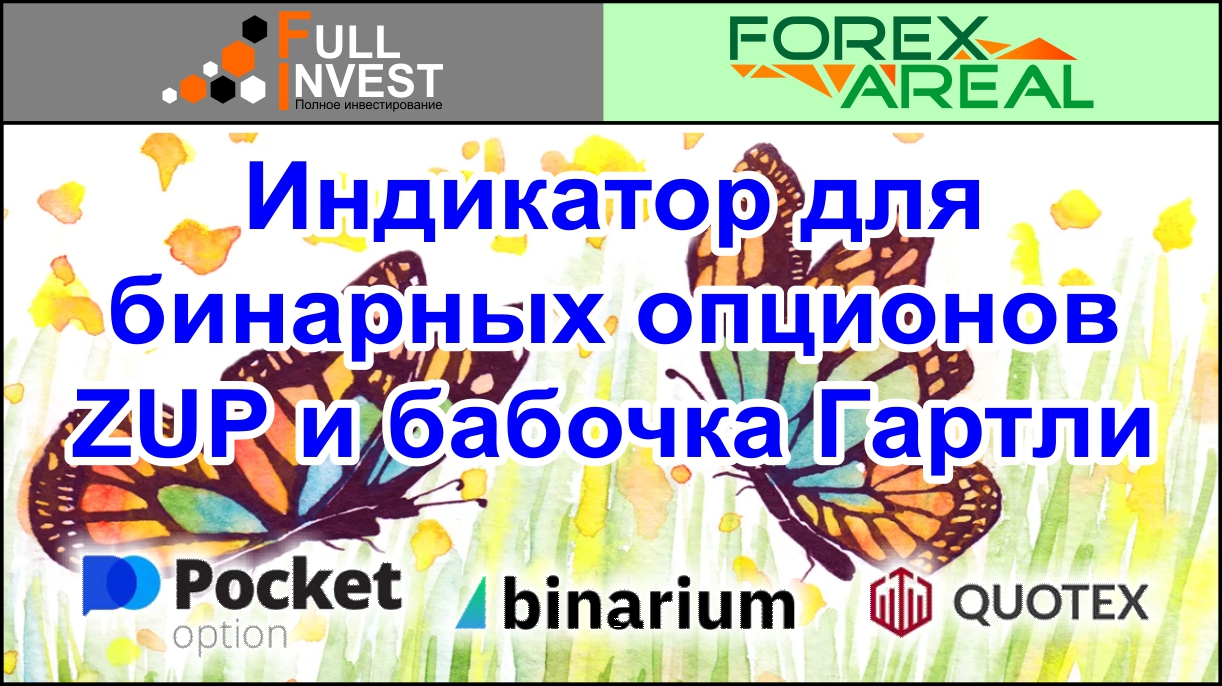 Индикатор Для Бинарных Опционов — ZUP И Бабочка Гартли. Установка.