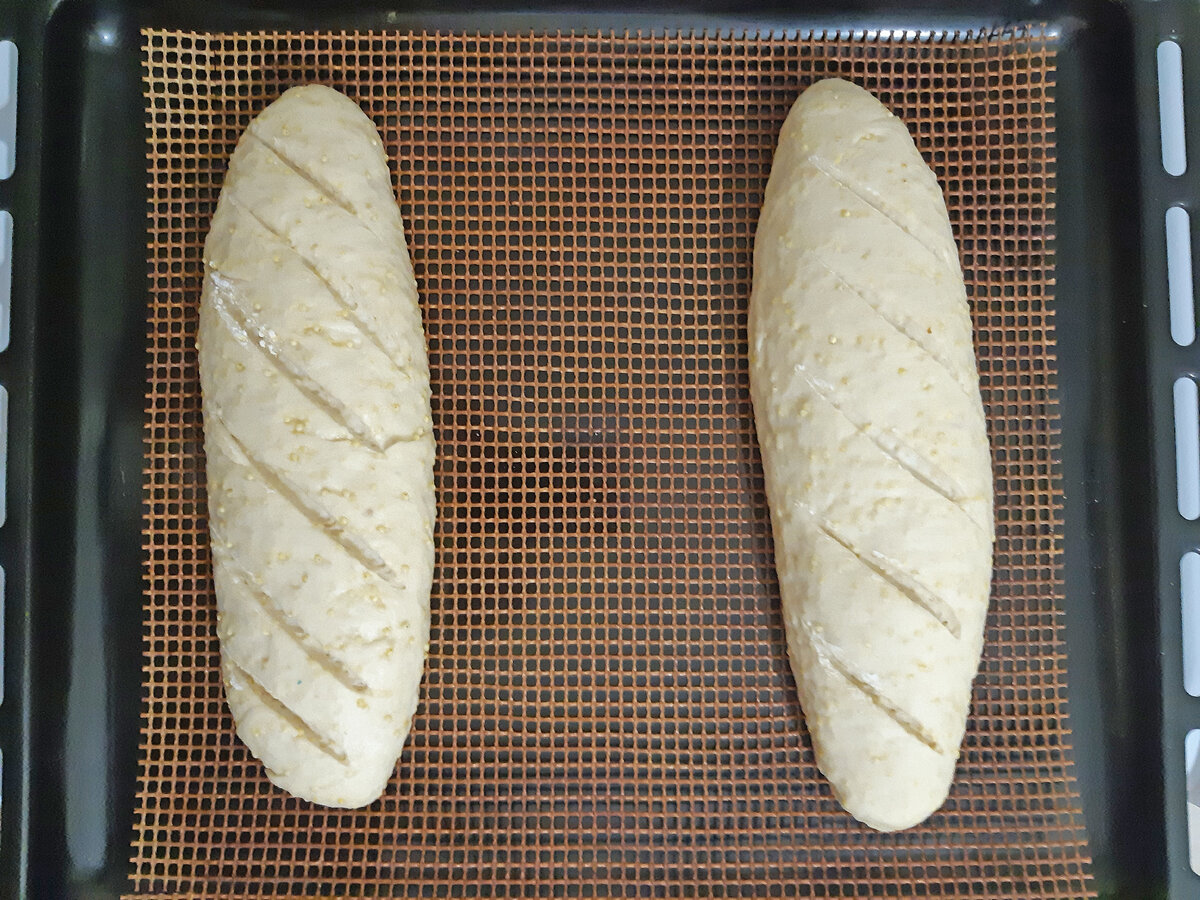 Перед выпечкой