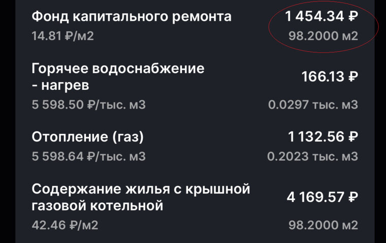    Жительница квартиры большей площади платила в декабре 1000 рублей, а теперь — 1454