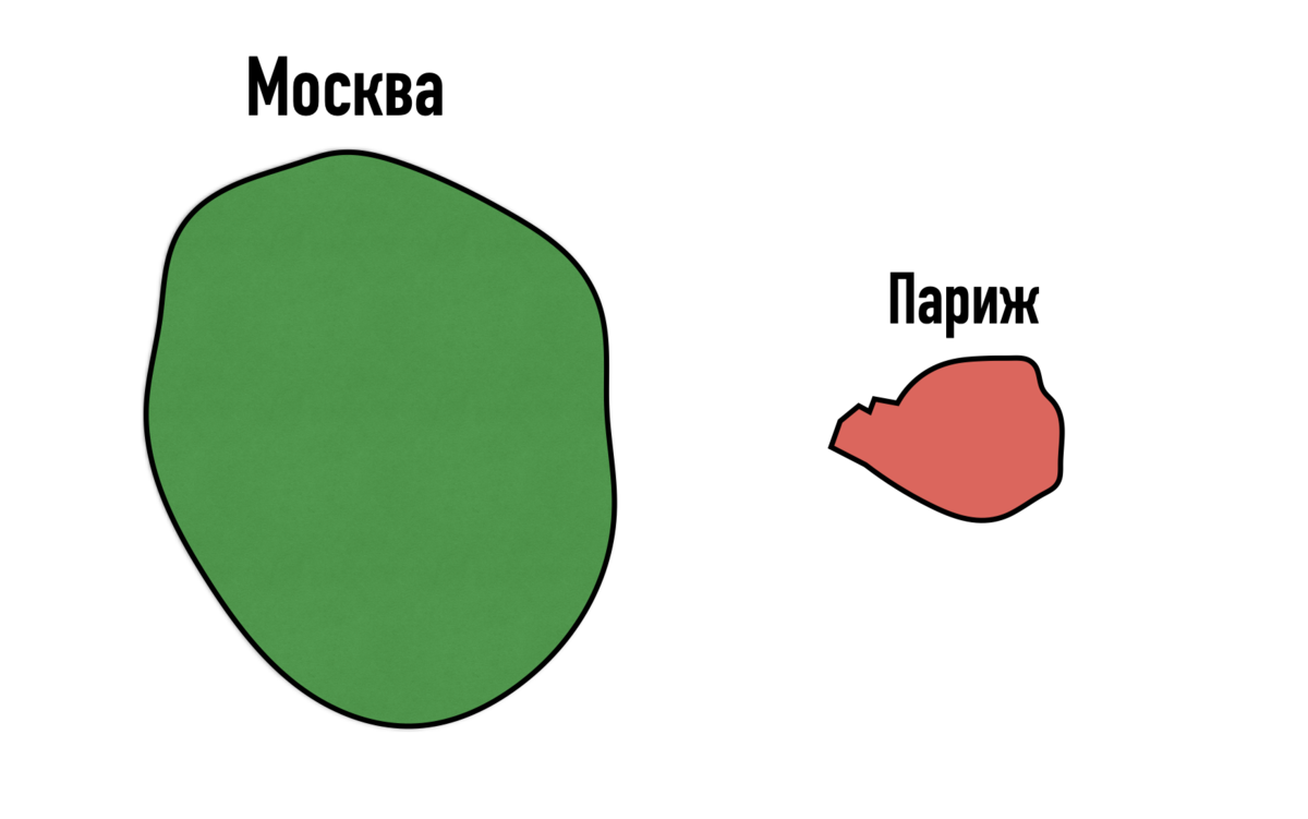 Сравниваем реальные размеры Москвы с другими столицами Европы | Объясняю на  пальцах | Дзен