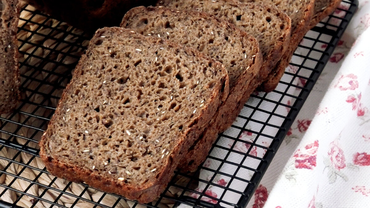 Вкусный и Полезный Ржано- пшеничный Хлеб🍞 со льном на Ржаной закваске |  ПРОСТОРЕЦЕПТ | Дзен