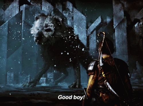 Во второй части перезапуска культовой God of War Фенрир вообще-то душка и прелесть