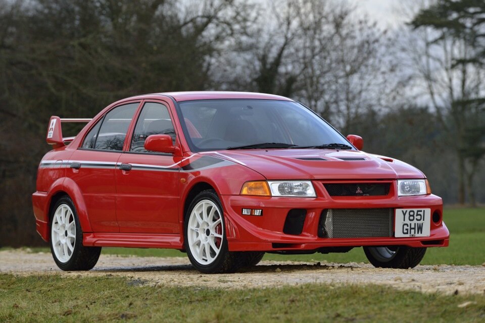 Mitsubishi Lancer Evo VI Евразия Rally Team: Желтое на черном