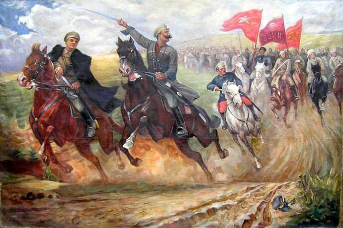 "Красная кавалерия"  Художник Георгий Константинович Савицкий 