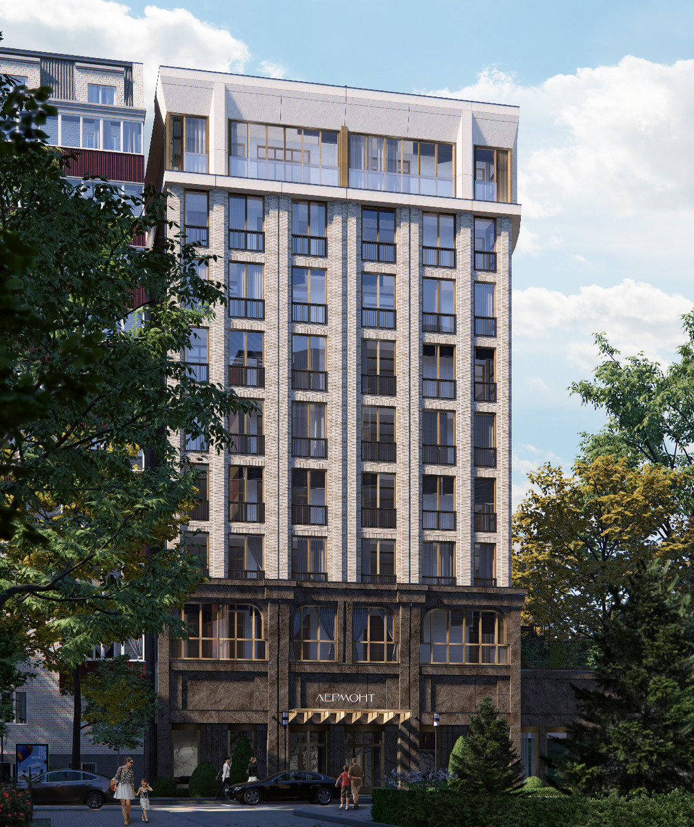 Дом находится по адресу: ул. Лермонтовская, 123