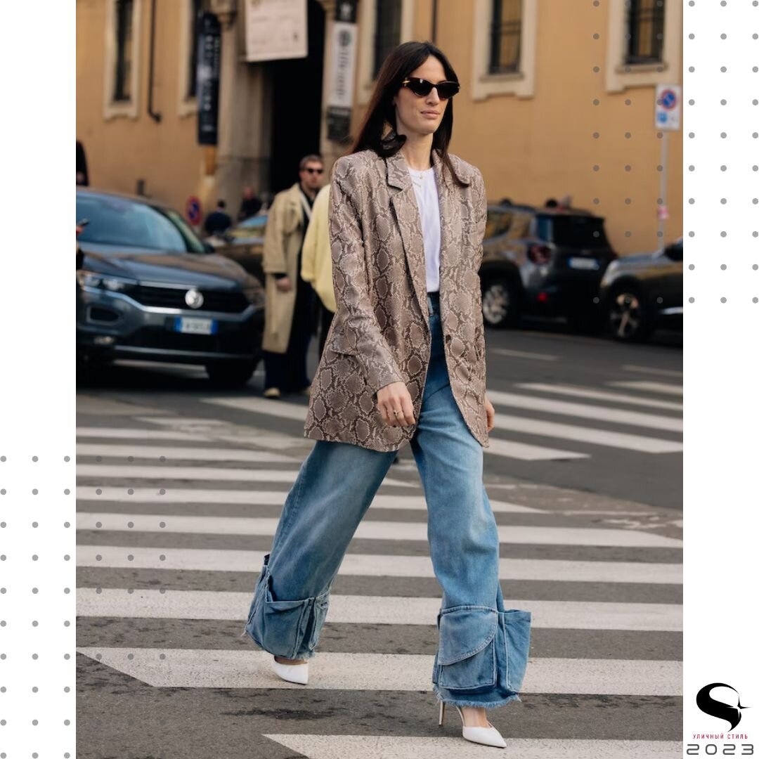 Уличный стиль на Неделе моды в Милане осень-зима 2023 такой смелый и гламурный