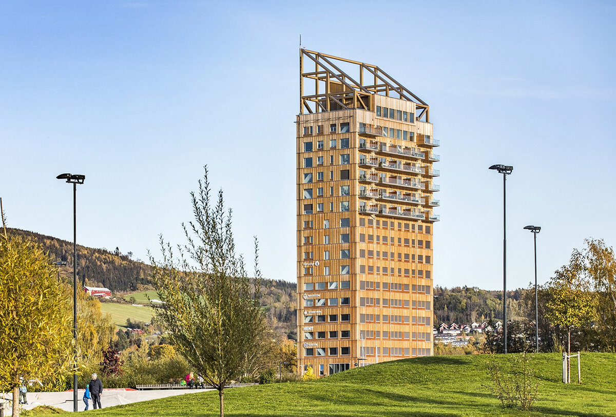 Небоскреб из дерева в Норвегии