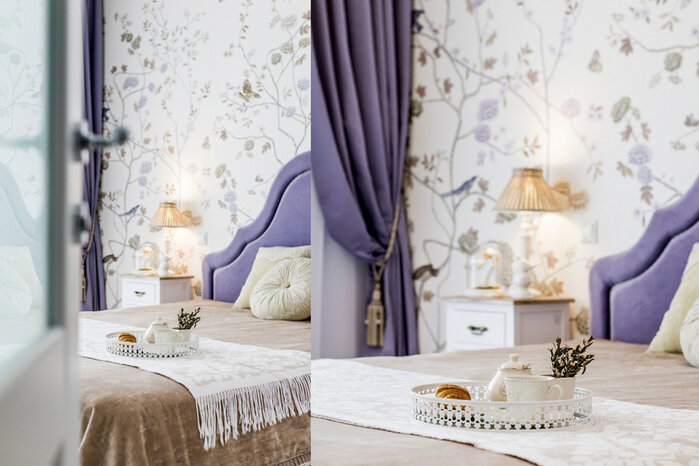 Прованс, гламур,шеби-шик... Романтичный интерьер "на любителя" в сталинке 55 кв.м.