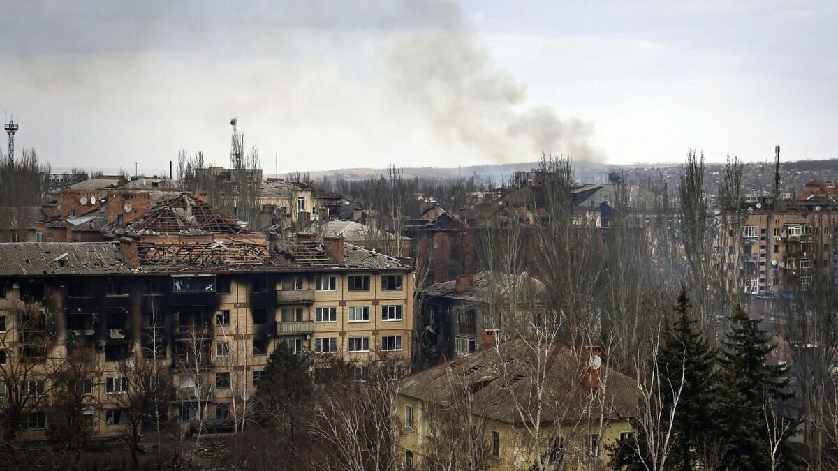    Вид на город Артемовск (Бахмут)© AP Photo / Roman Chop