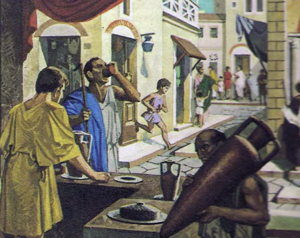 Рабы в доме рим. Римский термополий. Римская Империя виноделие. Древний Рим имущество бедняков. Вино в древнем Риме.