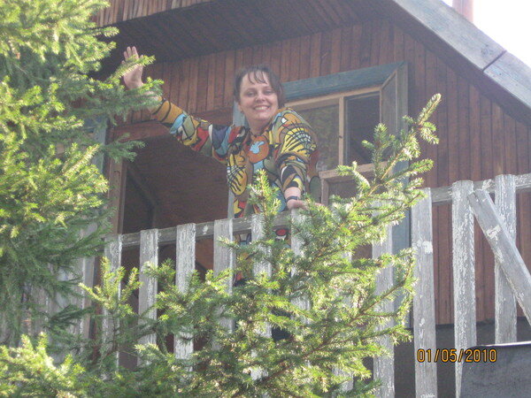 На балконе первой дачи