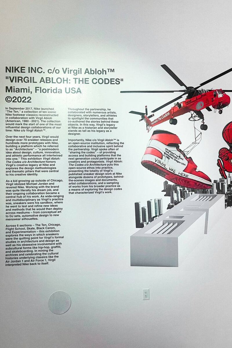 Выставка Virgil Abloh: The Codes c/o Architecture