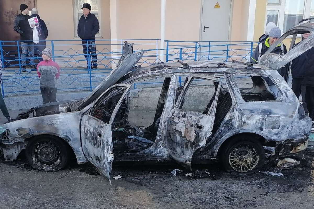    В Новосибирске задержали мужчину, сжёгшего Nissan соперника