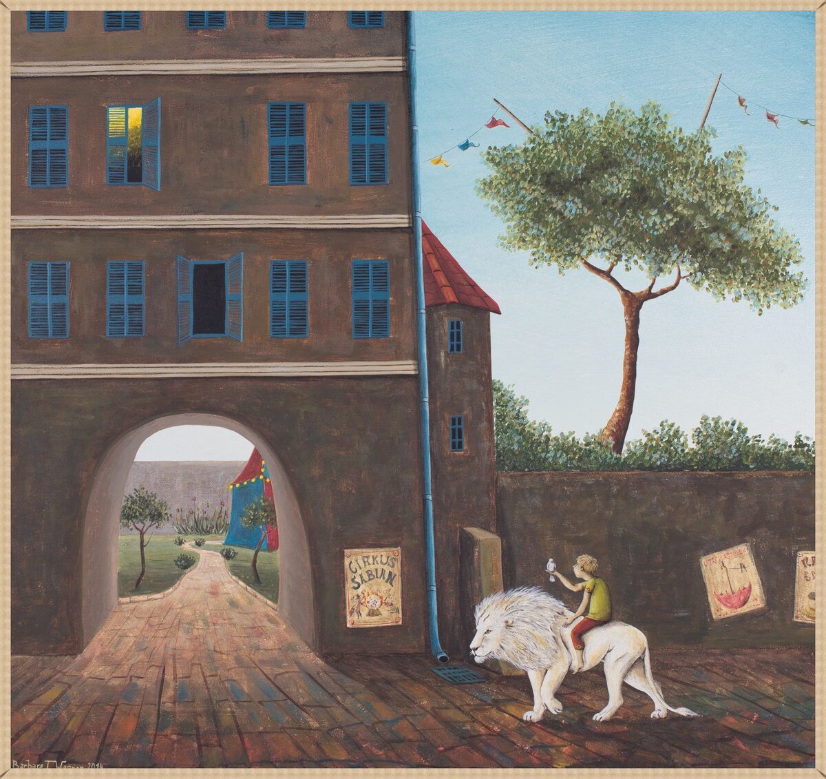 © Барбара Исса Вагнер (Barbara Issa Wagner).  Путь трех. 2014