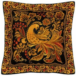 Риолис Набор для вышивания крестом Подушка/панно Хохлома 40 х 40