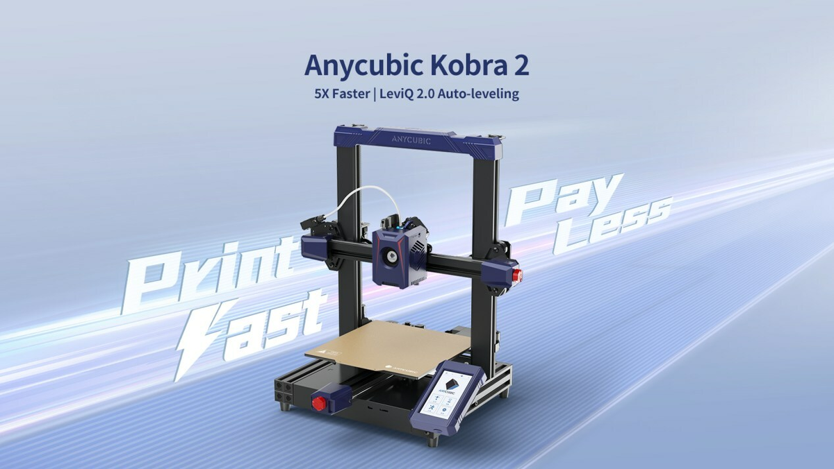 3D принтер Kobra 2 от Anycubic увеличивает скорость