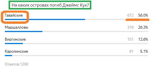 Вопрос с прошлого теста. Правильный ответ- Гавайские