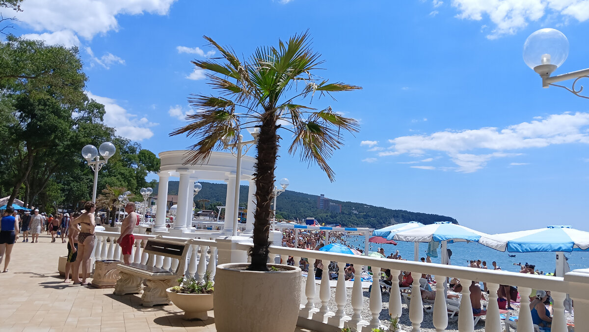 Дивноморское. Набережная.