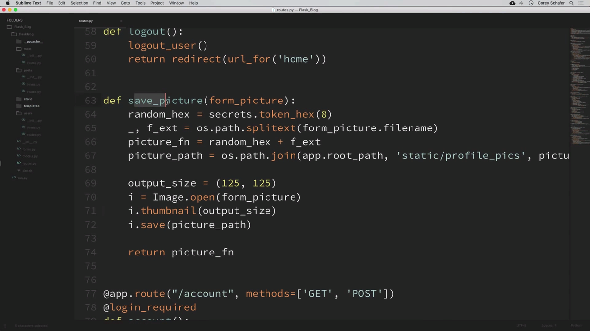пример кода 