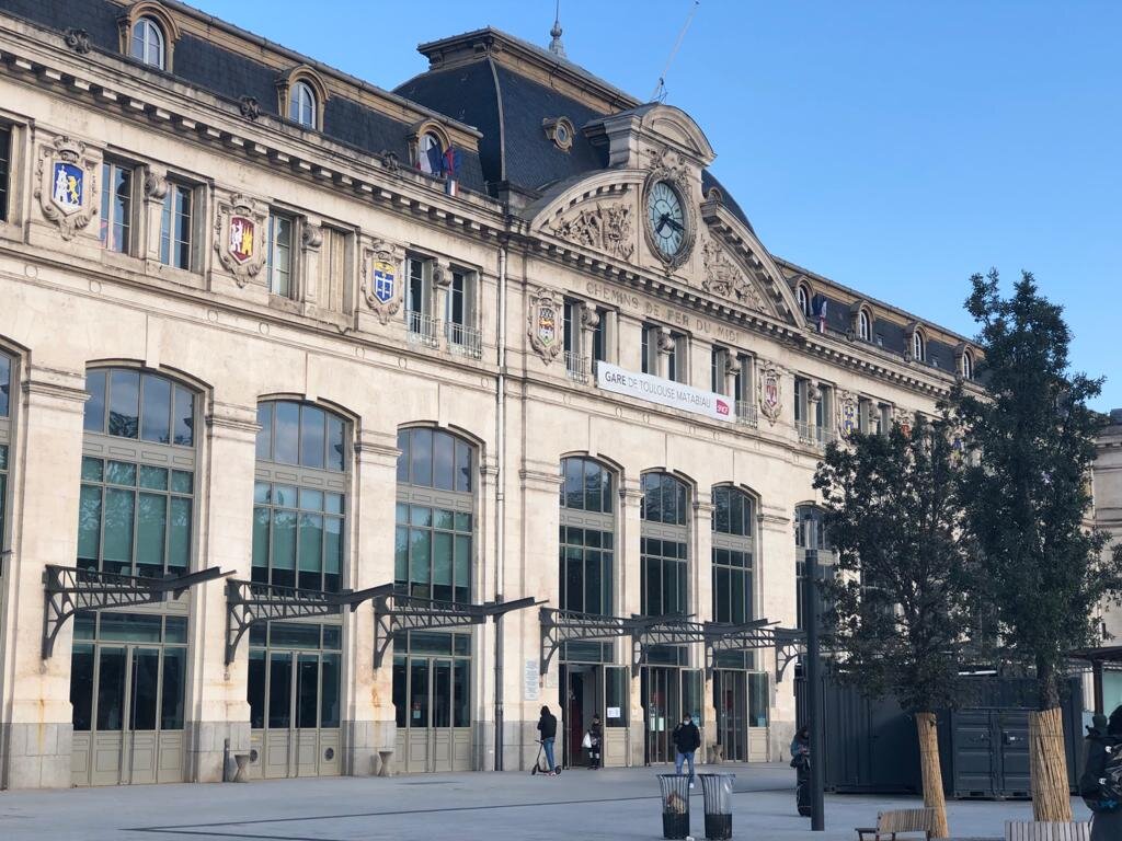 TOULOUSE MATABIAU(центральная станция в Тулузе), фото из личного архива апрель2021