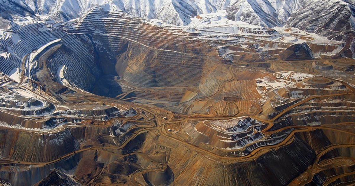 Бингем-каньон (Юта, США). Шахты каньона Бингхэма. Карьер Kennecott Bingham Canyon mine. Меднорудный каньон Бингем США.