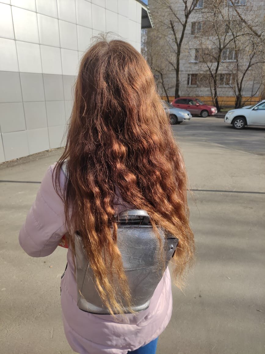 Волосы после первого мытья ржаной мукой