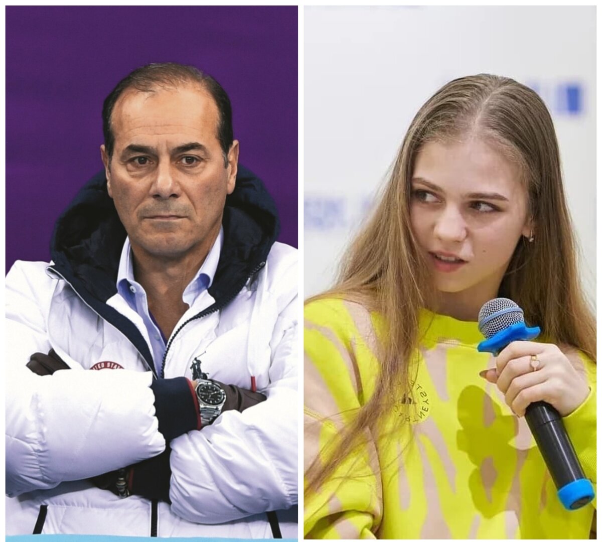 Рафаэль Арутюнян и Александра Трусова. Источник фото: Инстаграм @sashatrusova_team @team_arutyunyan