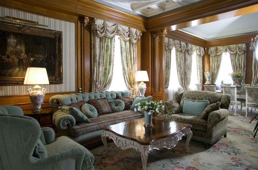 Викторианский стиль придется по душе любителям классики в самом ярком и насыщенном ее проявлении: фотография взята из истчочника dg-home.ru 