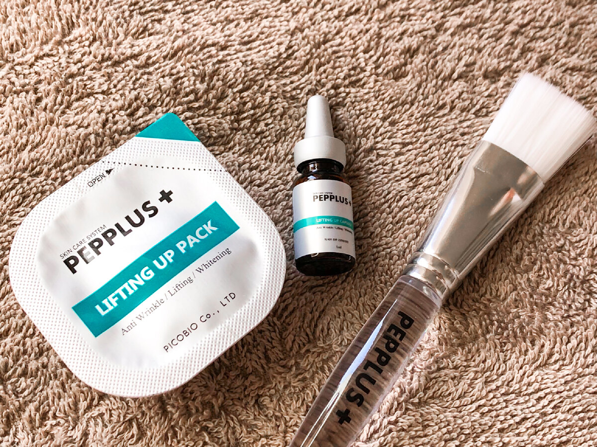 Эссенция(LIFTING UP CAPSULE) и Гелеобразующее вещество (LIFTING UP PACK)