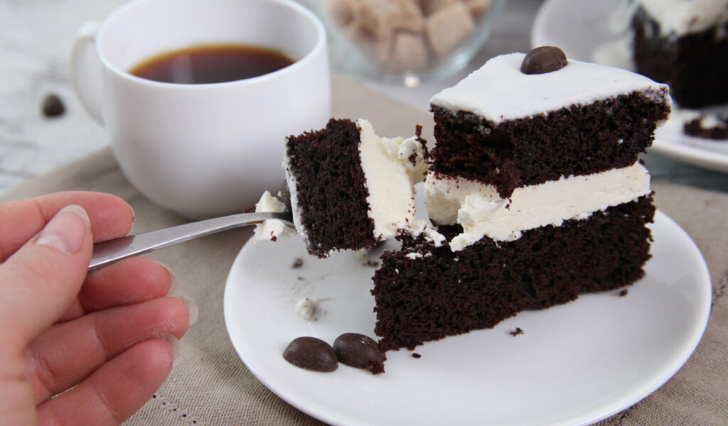 Для канала С.Пудовъ - рецепт - домашний кофейный тортик