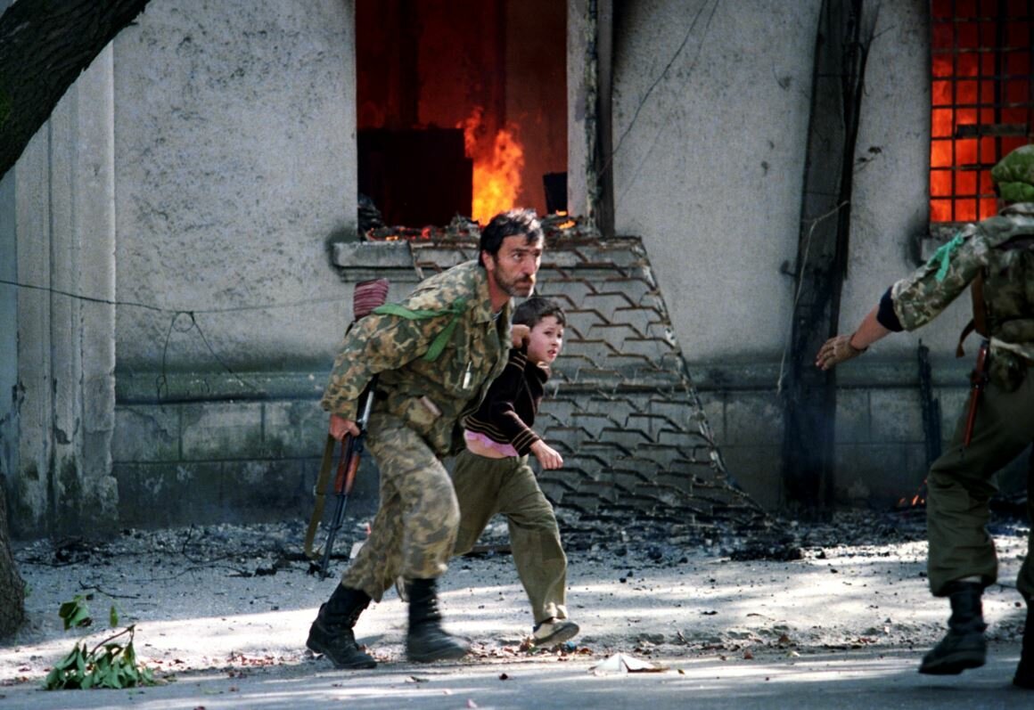 Фото в войны в абхазии