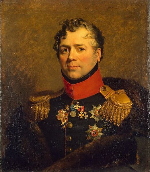 Князь Дмитрий Владимирович Голицын. Портрет работы Джона Доу. Public Domain, Wikimedia