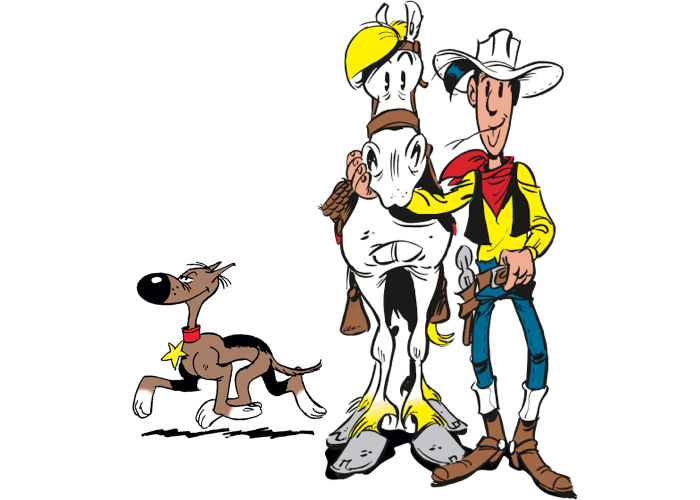 Счастливчик Люк и его спутники. Источник dargaud.com