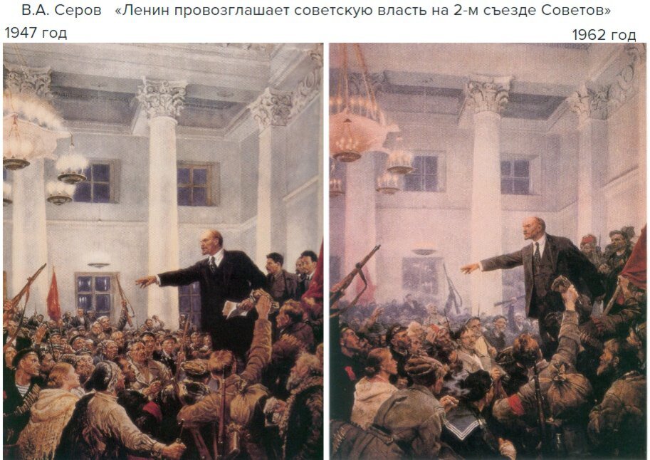 Ленин на съезде картина