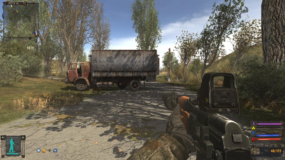 Знакомая картина, вот только КАМАЗ весь обзор загородил.