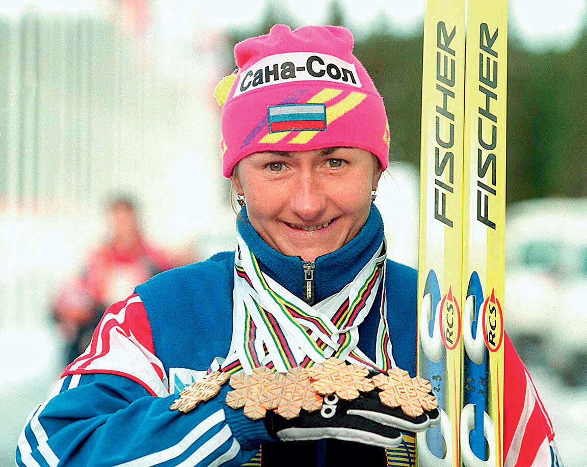Лучшая лыжница 20 столетия, между прочим, так и не выиграла ни одной личной золотой медали на Олимпиадах. 