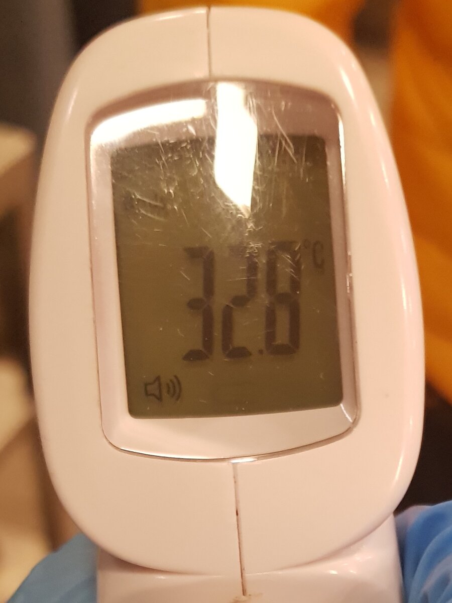 Температура 32.8 С, полёт нормальный. Фото автора