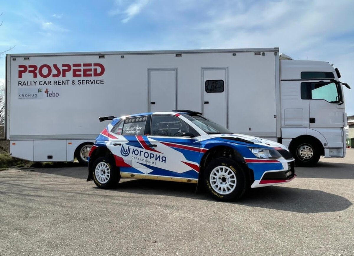 Skoda Fabia R5, на которой команда Игоря Буланцева примет участие в гонке
