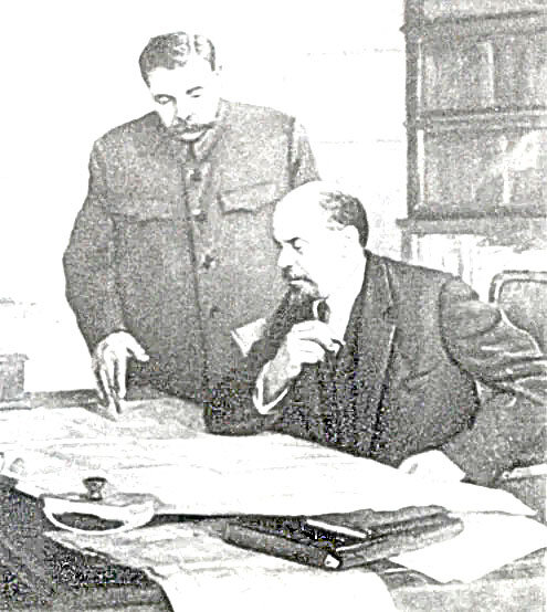 С.С. Каменев и В.И. Ленин