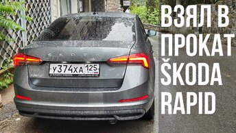 Взял в прокат SKODA RAPID 2021, что дали и как с этим жить?