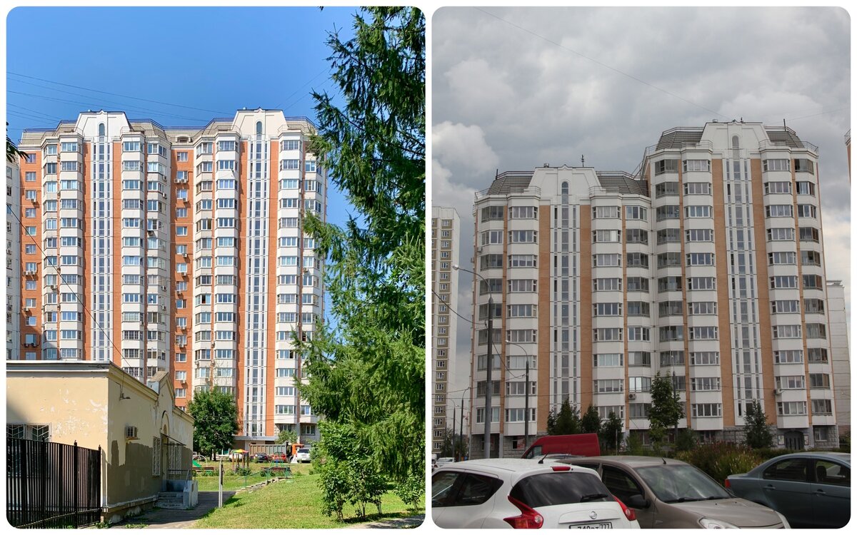 Слева-типичная П44Т, справа-П44К. Отличие в отсутствии одного ряда окошек-это трешки, которых в П44К нет.