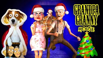 🎁новогоднее Обновление🎄 Grandpa And Granny House Escape 🎄Полное прохождение 🎁