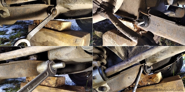 Замена сайлентблоков ВАЗ-2107 с помощью съемника своими руками