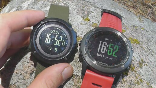 下载视频: Часы Skmei 1418 (1427) против Garmin Fenix. Зачем навигатор и компас в часах