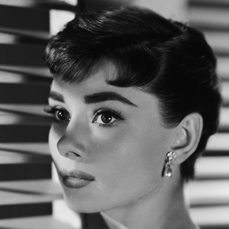 Источник: Pinterest. Одной из изюминкой Одри Хепбёрн являлся её аккуратный и прелестный носик.