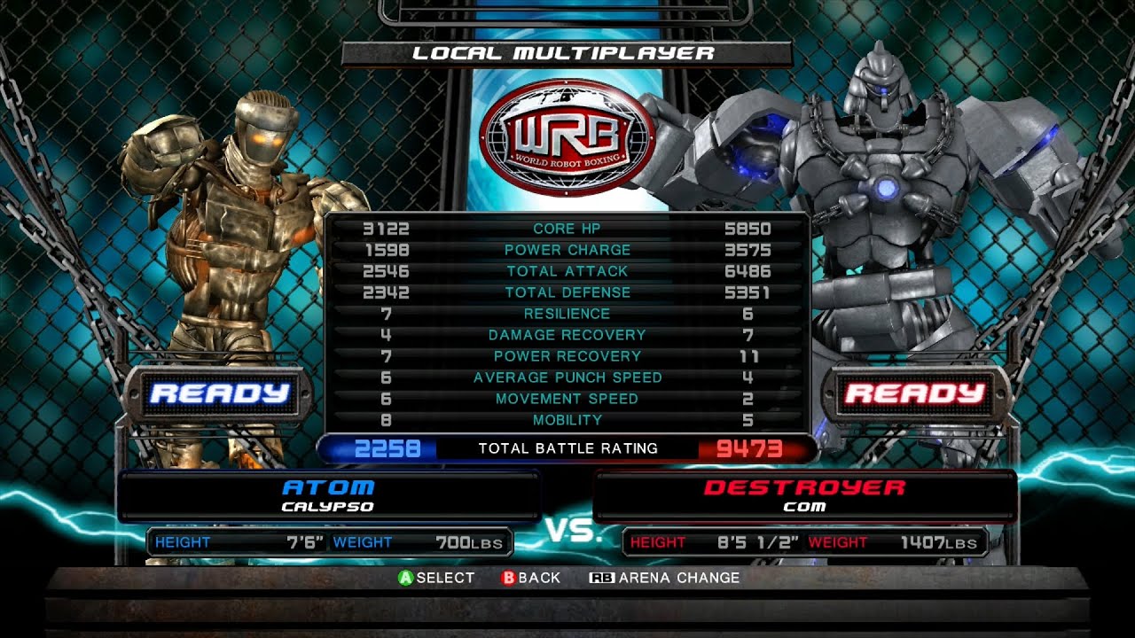 REAL STEEL THE VIDEO GAME - NOT MY DAY (GOLDEN ATOM vs DESTROYER)